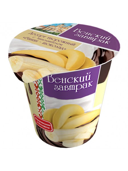 Твор. Десерт 4% банан шоколад 150г*20 пл/ст Минск МЗ №1 Твор. Десерт 4% банан шоколад 150г*20 пл/ст Минск МЗ №1